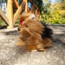 Rappa Plüss ülő yorkshire terrier 23 cm ECO-FRIENDLY - JátékManufaktúra