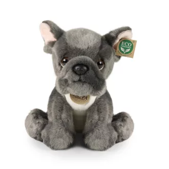 Rappa Plüss ülő francia bulldog 26 cm ECO-FRIENDLY - JátékManufaktúra