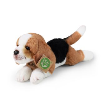 Rappa Plüss fekvő beagle 20 cm ECO-FRIENDLY - JátékManufaktúra