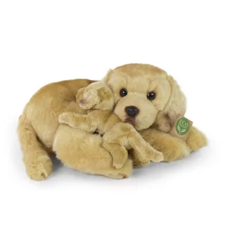 Rappa plüss labrador kölyökkel 27 cm ECO-FRIENDLY - JátékManufaktúra