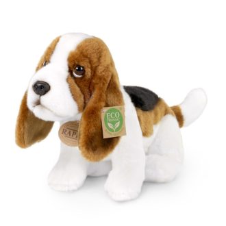 Rappa Plüss basset 32 cm ECO-FRIENDLY - JátékManufaktúra