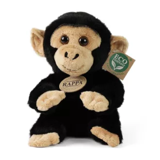 Rappa - Plüss csimpánz (ülő) 18 cm, ECO-FRIENDLY - JátékManufaktúra