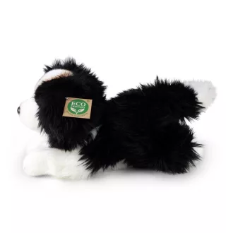 Rappa Plüss fekvő border collie 30 cm ECO-FRIENDLY - JátékManufaktúra