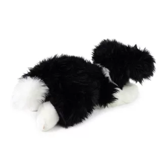 Rappa Plüss fekvő border collie 30 cm ECO-FRIENDLY - JátékManufaktúra