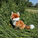 Rappa Plüss róka 27 cm ECO-FRIENDLY - JátékManufaktúra