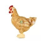 Rappa Plüss álló tyúk tojással 33 cm ECO-FRIENDLY - JátékManufaktúra
