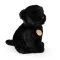Rappa - Plüss fekete párduc (ülő) 23 cm, ECO-FRIENDLY - JátékManufaktúra