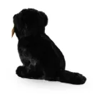 Rappa - Plüss fekete párduc (ülő) 23 cm, ECO-FRIENDLY - JátékManufaktúra