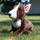 Rappa - Plüss angol bullterrier 30 cm, ECO-FRIENDLY - JátékManufaktúra