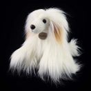 Rappa Plüss kínai meztelen kutya - 'labutienka' 30 cm ECO-FRIENDLY - JátékManufaktúra