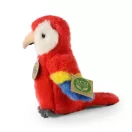 Rappa Plüss vörös ara papagáj 16 cm ECO-FRIENDLY - JátékManufaktúra