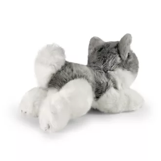 Rappa Plüss fekvő husky 20 cm ECO-FRIENDLY - JátékManufaktúra