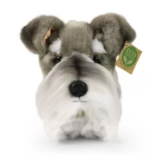 Rappa Plüss fekvő schnauzer 28 cm ECO-FRIENDLY - JátékManufaktúra