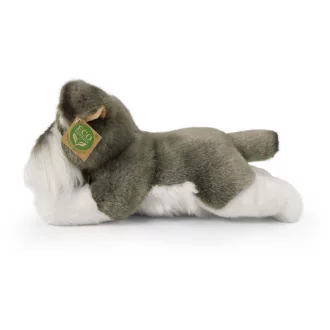 Rappa Plüss fekvő schnauzer 28 cm ECO-FRIENDLY - JátékManufaktúra