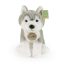 Rappa Plüss ülő husky 23 cm SOFT COLLECTION, ECO-FRIENDLY - JátékManufaktúra