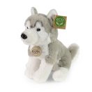 Rappa Plüss ülő husky 23 cm SOFT COLLECTION, ECO-FRIENDLY - JátékManufaktúra