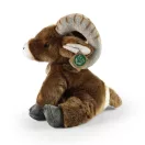 Rappa - Plüss vastagszarvú juh ülő 28 cm ECO-FRIENDLY - JátékManufaktúra