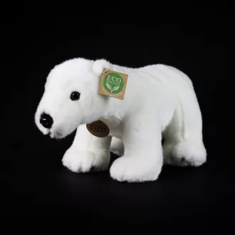 Rappa plüss jegesmedve álló 30 cm ECO-FRIENDLY - JátékManufaktúra