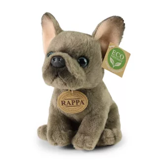 Rappa Plyšový pes francúzsky buldoček 18 cm ECO-FRIENDLY