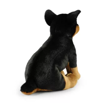 Rappa  Plüss dobermann kutya 30 cm ECO-FRIENDLY