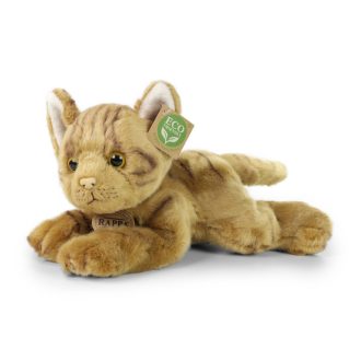 Rappa Plüss fekvő cica 30 cm ECO-FRIENDLY - JátékManufaktúra