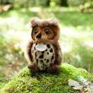 Rappa Plüss bagoly 20 cm ECO-FRIENDLY - JátékManufaktúra