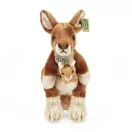 Rappa Plüss kenguru kölyökkel 27 cm ECO-FRIENDLY - JátékManufaktúra
