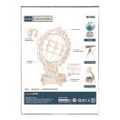 RoboTime - 3D fa puzzle: Világító földgömb - JátékManufaktúra