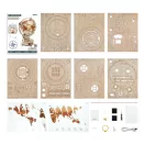 RoboTime - 3D fa puzzle: Világító földgömb - JátékManufaktúra