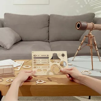 RoboTime - 3D fa puzzle: Kalóz távcső - JátékManufaktúra