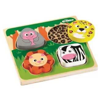 Tidlo - Szenzoros puzzle: Szafari - JátékManufaktúra
