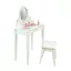 Tidlo Drevený kozmetický stolček biely