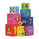 Tidlo - Szivárvány torony építőkockákból - JátékManufaktúra