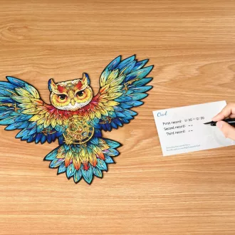 RoboTime - Fa puzzle: Bagoly - JátékManufaktúra
