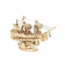 RoboTime - 3D fa puzzle: Katonai vitorlás - JátékManufaktúra