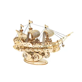 RoboTime - 3D fa puzzle: Katonai vitorlás - JátékManufaktúra