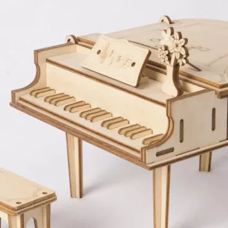 RoboTime - 3D fa puzzle: Nagy zongora - JátékManufaktúra