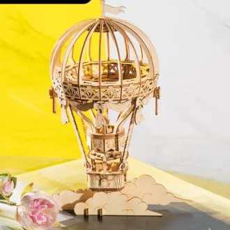 RoboTime - 3D fa puzzle: Hőlégballon - JátékManufaktúra