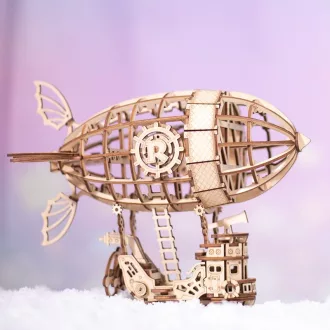 RoboTime - 3D fa puzzle: Mesebeli léghajó - JátékManufaktúra