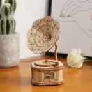 RoboTime - 3D fa puzzle: Antik gramofon - JátékManufaktúra