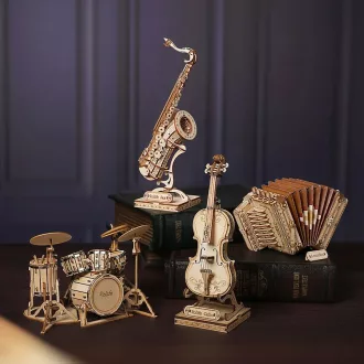 RoboTime - 3D fa puzzle: Cselló - JátékManufaktúra