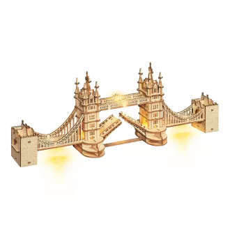 RoboTime - 3D fa puzzle: Tower Bridge világító híd - JátékManufaktúra
