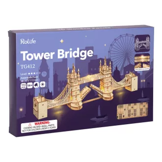 RoboTime - 3D fa puzzle: Tower Bridge világító híd - JátékManufaktúra