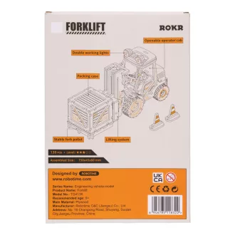RoboTime - 3D fa puzzle: Targoncagép - JátékManufaktúra