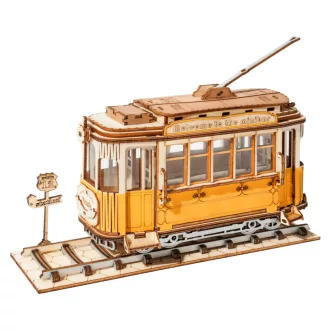 RoboTime - 3D fa puzzle: Régi villamos - JátékManufaktúra
