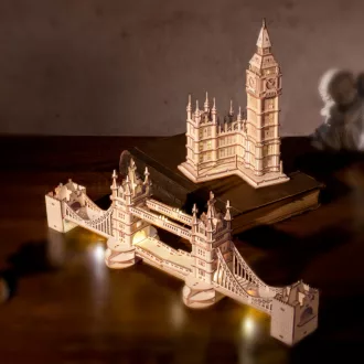 RoboTime - 3D fa puzzle: Big Ben világító óratorony - JátékManufaktúra