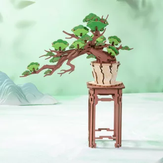 RoboTime - 3D fa készlet, Bonsai fenyő - JátékManufaktúra