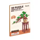 RoboTime - 3D fa készlet, Bonsai fenyő - JátékManufaktúra