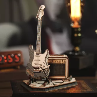 RoboTime - 3D fa puzzle: Elektromos gitár - JátékManufaktúra