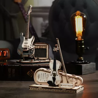 RoboTime - 3D fa puzzle: Elektromos gitár - JátékManufaktúra